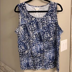 Chico’s Ruffled tank top